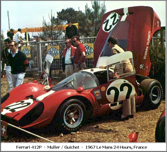 AM Ruf : Kit Ferrari 412P le Mans 1967 Scuderia Filipinetti